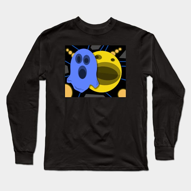 Ghost Eater Long Sleeve T-Shirt by Tryptic Press